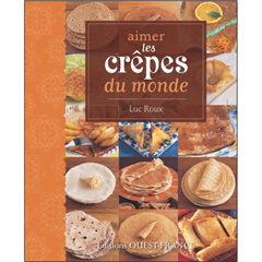 Bog:  "Aimer les crêpes du monde" -crepe opskrifter på fransk